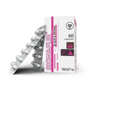 VATAPRO SKIN&FUR BLACK&BROWN (60 kapsuli)